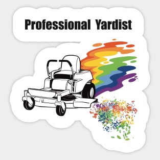 PROFESSIONAL YARDist Sticker